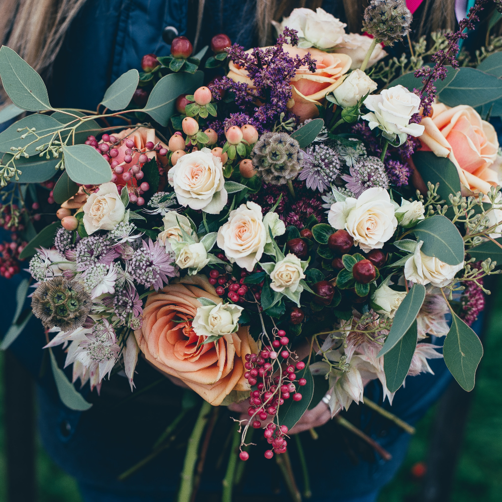 One-of-a-kind rustic bouquets